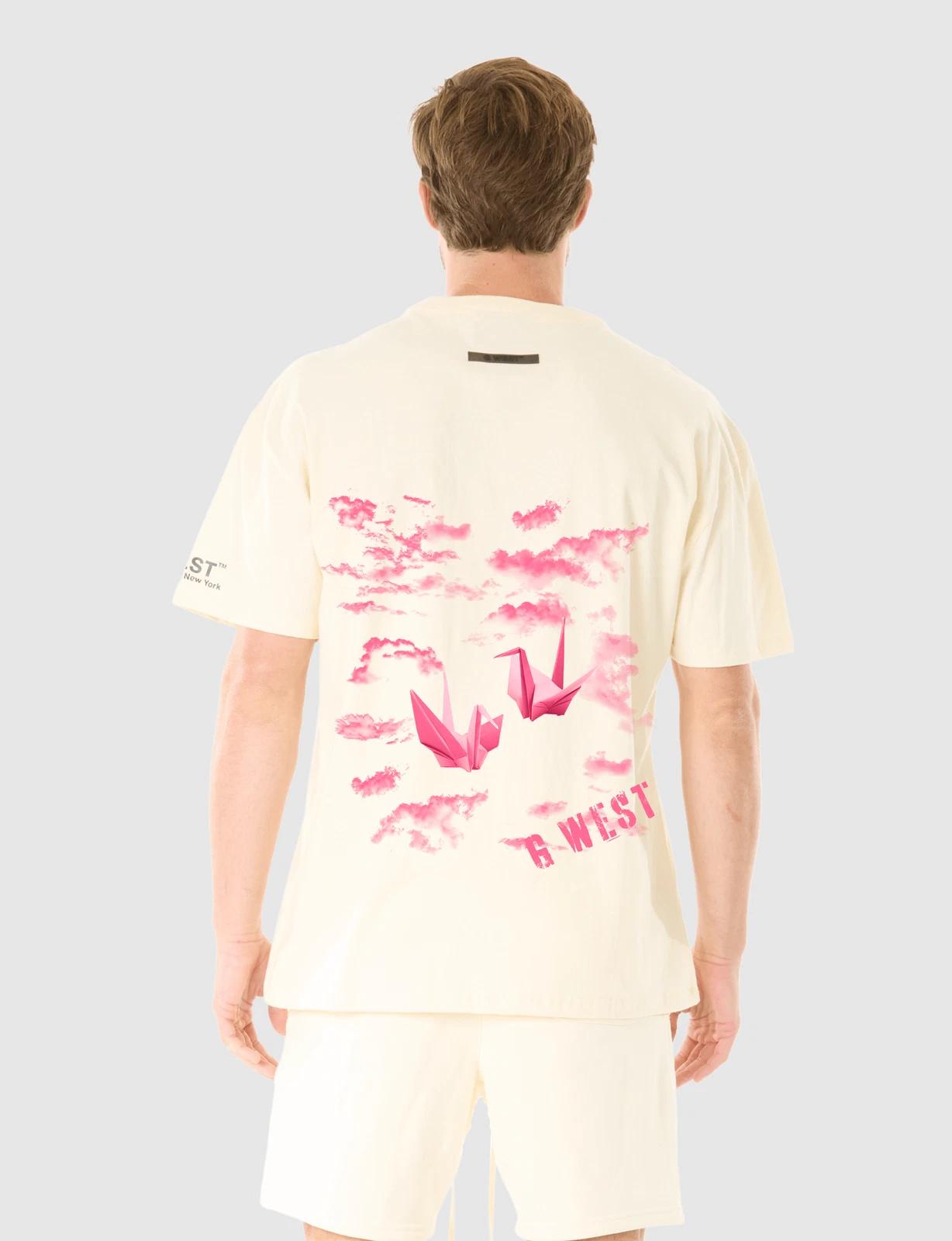 G WEST CRANE T-SHIRT - CLOUD CREAM 3XL
