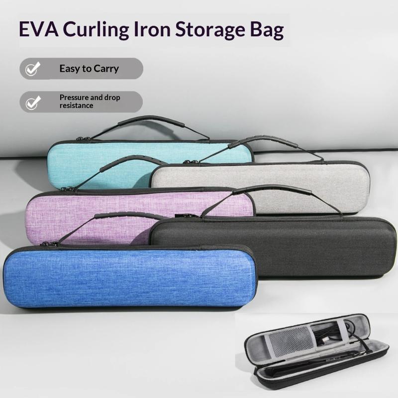Tragbare Eva Haarglätter Aufbewahrungstasche Lockenstab Haarwickler Aufbewahrungstasche Wasserdichte Tragetasche Organizer Haarpflegegeräte