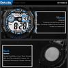 Kids Digital Watch Electronic Waterproof Multifunctional Display Fashionable LED Luminous for Student Sport