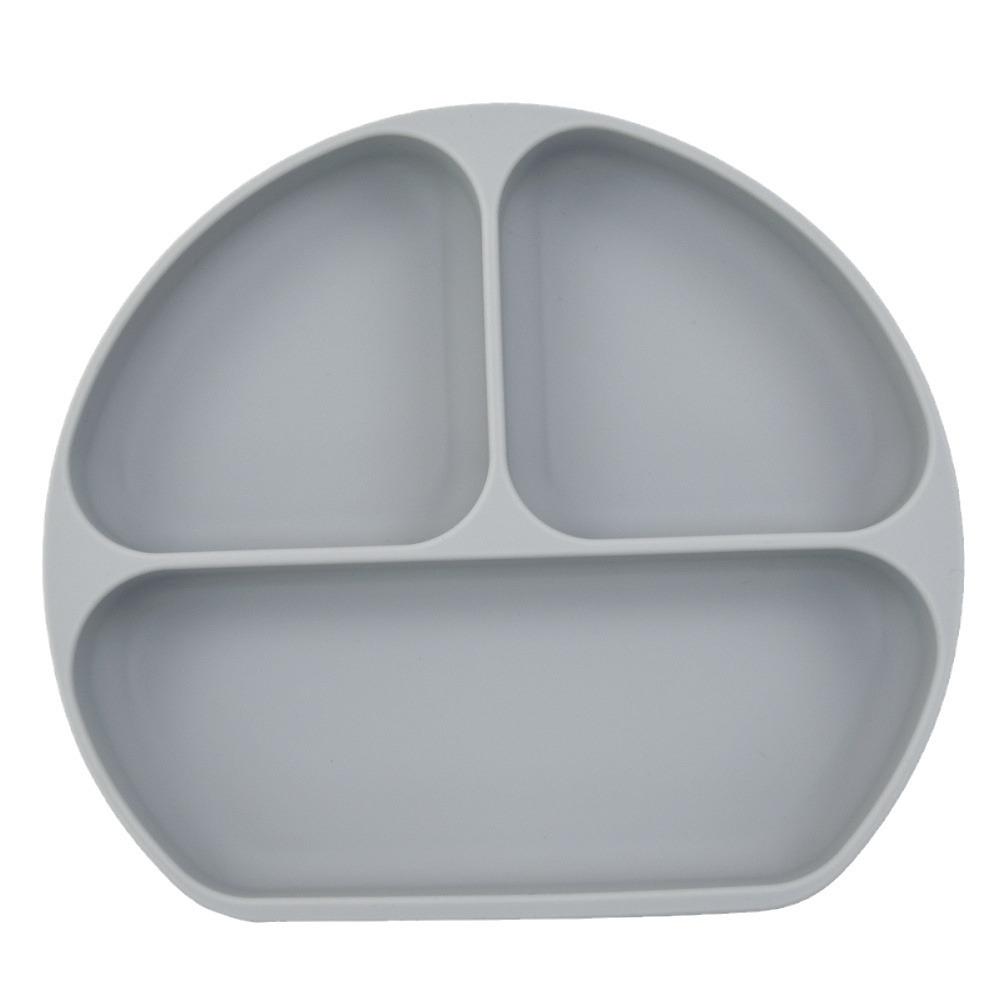 Baby Einteilige Silikon Saugbecher Schüssel Kinder Essen Trennteller Anti-Tropf und Bruchfest Adsorptionsgeschirr