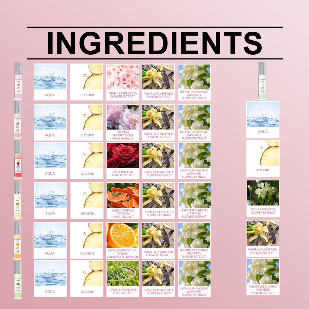 Ensemble Parfum Corporel Frais Frais Et Élégant, 70ML