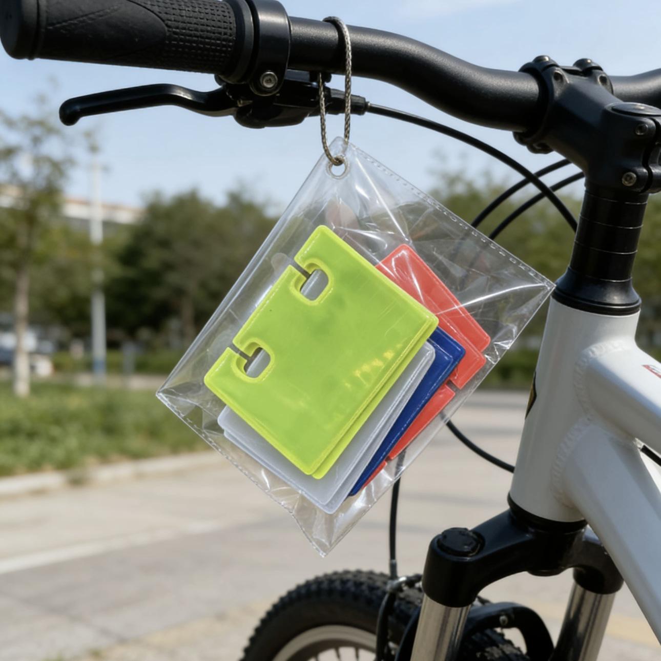 Reflective Cycling Rack Pendant - High Brightness, Customizable Logo, Warning Ornament