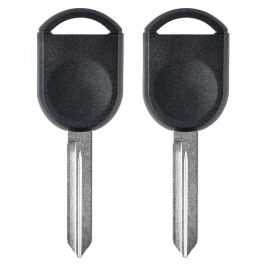 2 For 2005-2012 Ford Escape / Crown Victoria Uncut Transponder Chip Key Ignition