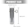 Stainless Steel Chimney Straight Pipe Wood Burning Heater Chimney Pipe Adjustable Tent Wood Stove Chimney Pipe