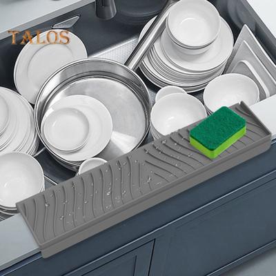 Siliconen Beschermer voor Spoelbakrand Spatscherm met Zuignap Antislip Multifunctioneel Aanrecht Keuken Badkuip Spoelbak Waskom Anti-spatbak Spoelbak