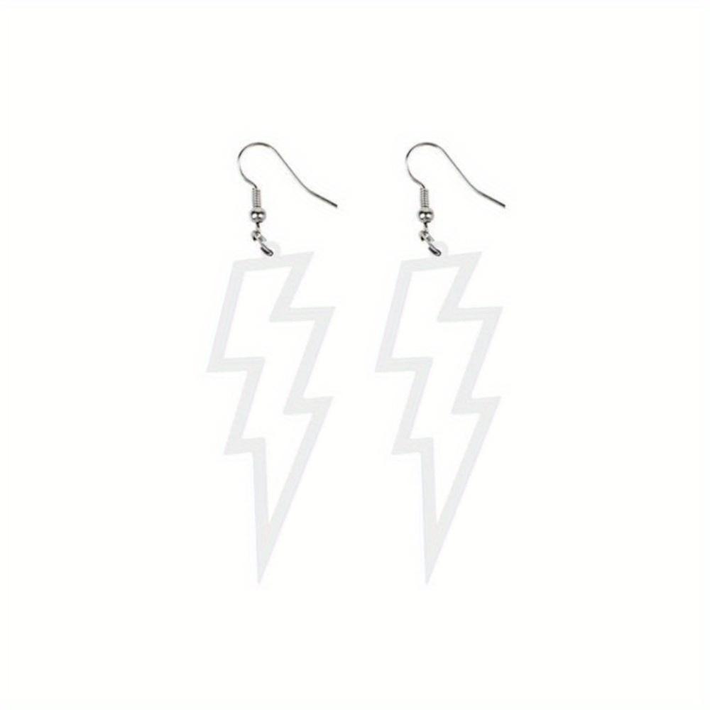 Acrylic Lightning Drop Earrings for Women Dangle Earrings Girls Party Jewelry Gifts