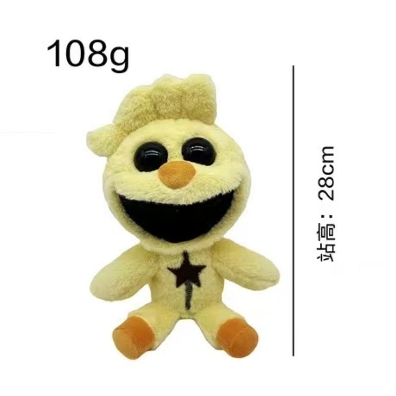 Smiling Animal Anime Plush Toy Horror Doll Soft Model Toy Horror Smiling Cat Cartoon Festival Plush Gift Decoration