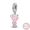 Copper Pink Cat Butterfly Charm Bead Charms Bead Charms Star Shape Moon Sunflower Coffee Cup Pendants Compatible With Bracelets Do It Yourself Jewelle