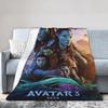 2025 Avatar 3 Movie Knitted Blanket   Fuzzy Throw Blanket Bed Sofa Personalised Soft Warm Bedsprea