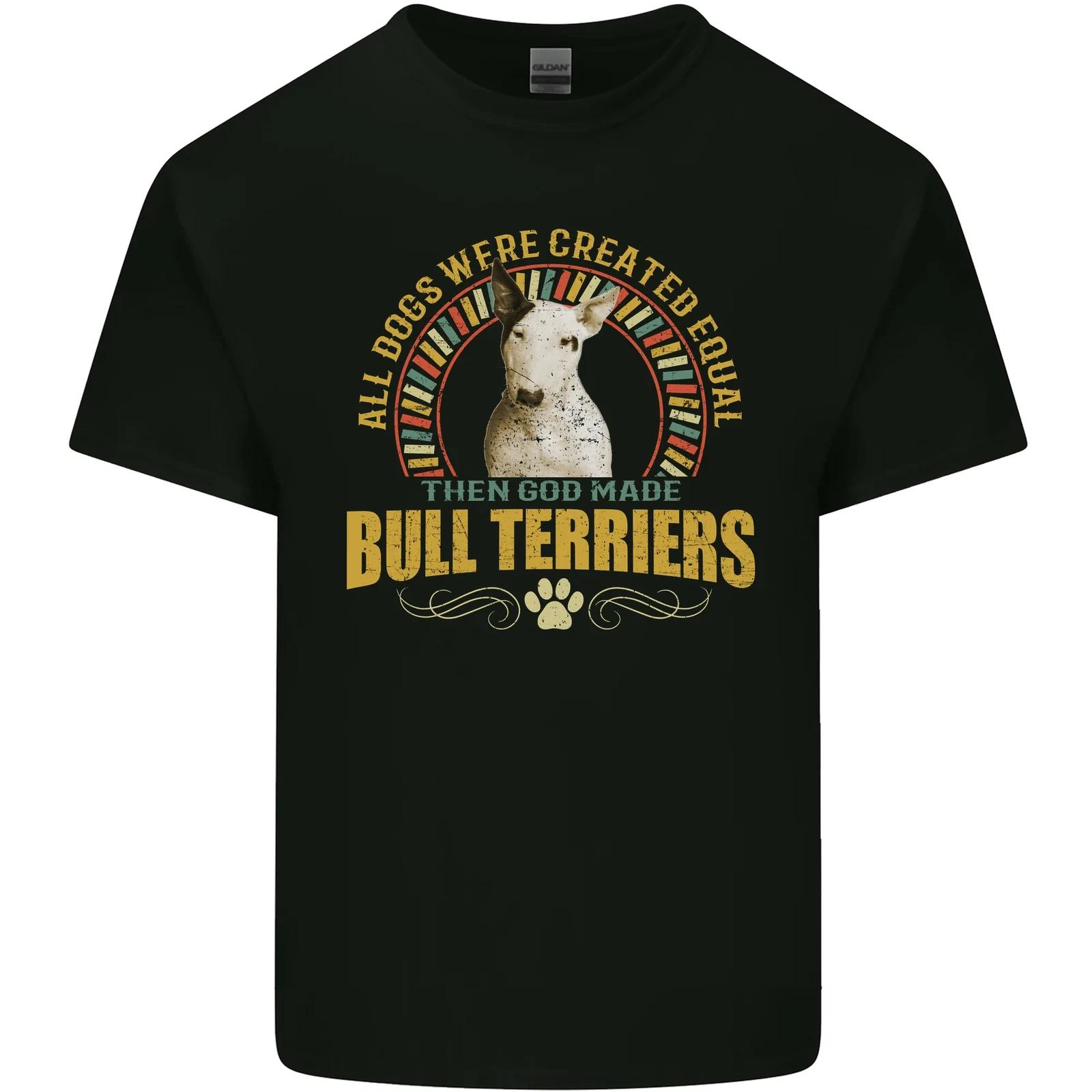 A Bull Terrier Dog Kids T-Shirt Childrens S