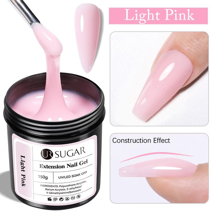 UR SUGAR Quick Nail Extension Gel 150g Großes Nachfüllflüssigkeit für Nagelkunst – Stark Langlebig Einfach anzuwenden