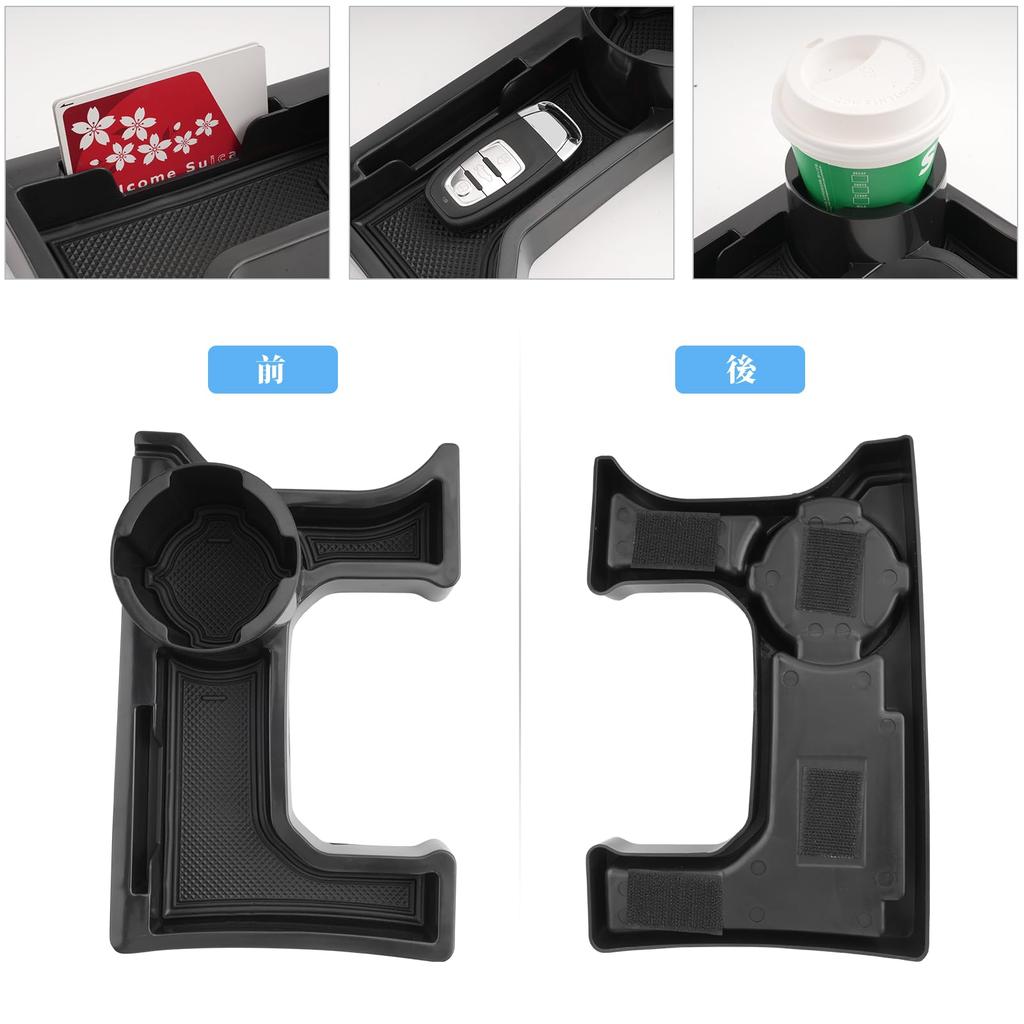 Coleya Console Center Storage Box for Suzuki Jimny ABS Material with Rubber Easy Car Accessories Tray, JB64S/JB74W (Manual Transmission), Mat,