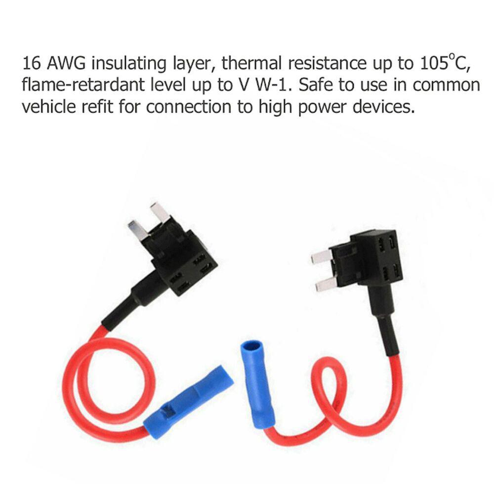 1 buc. KIT ADAPTATOR TAP 12V 20 Amp Car Add-a-circuit Mini ATM APM Siguranță cu lamă