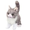 IWAYA Hugging Mii-Mii Kitten Taby Battery-Powered Plush Toy Electronic Pet Touch Sensor Included W90×H250×D190mm 3316-1