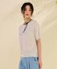 CHASECULT Women'S Embroidered Point Short Sleeve Sweater-Dbrg5674D0A