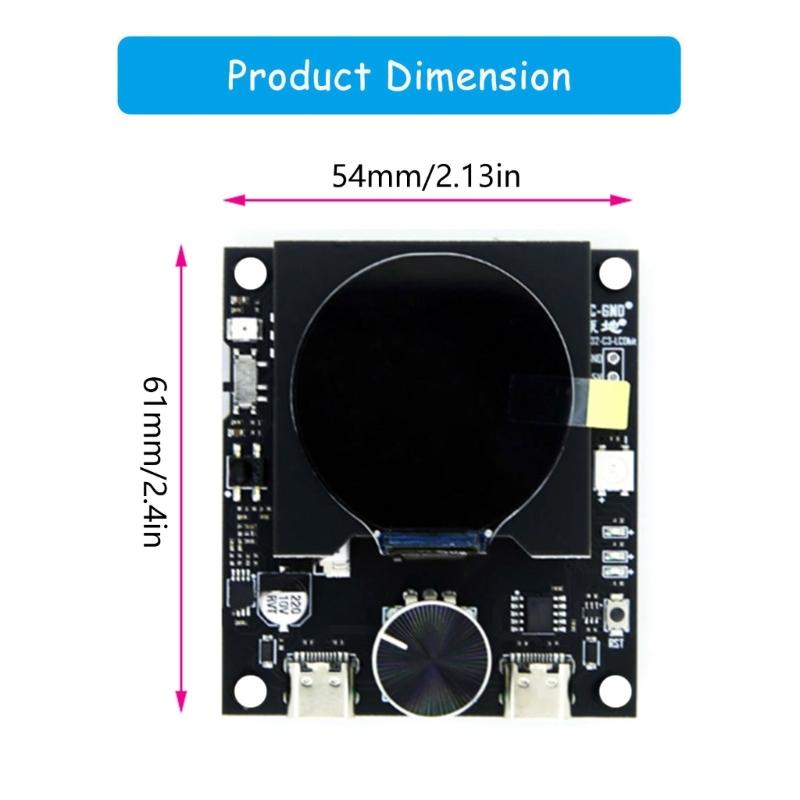 Low-Power ESP32C3-LCDkit Board Perfect for Intelligent Displaying Applications Multiple Interfaces