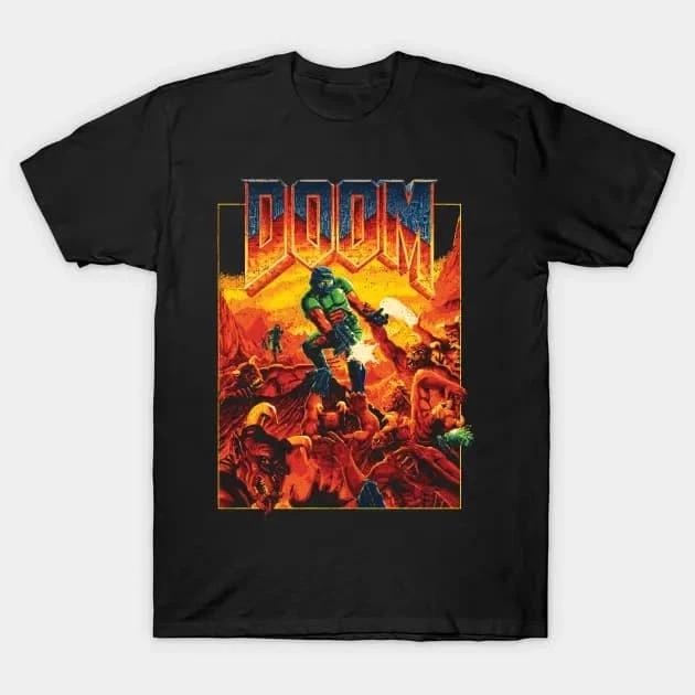 DOOM | Welcome To Hell! T-Shirt Size S-4XL XL