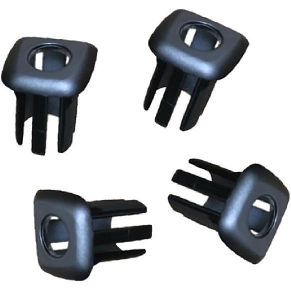 Door Lock Rod Grommet Cover Replace for BMW 5 Series F10 F18 Door Lock Knob Pin Guide kit(Black)