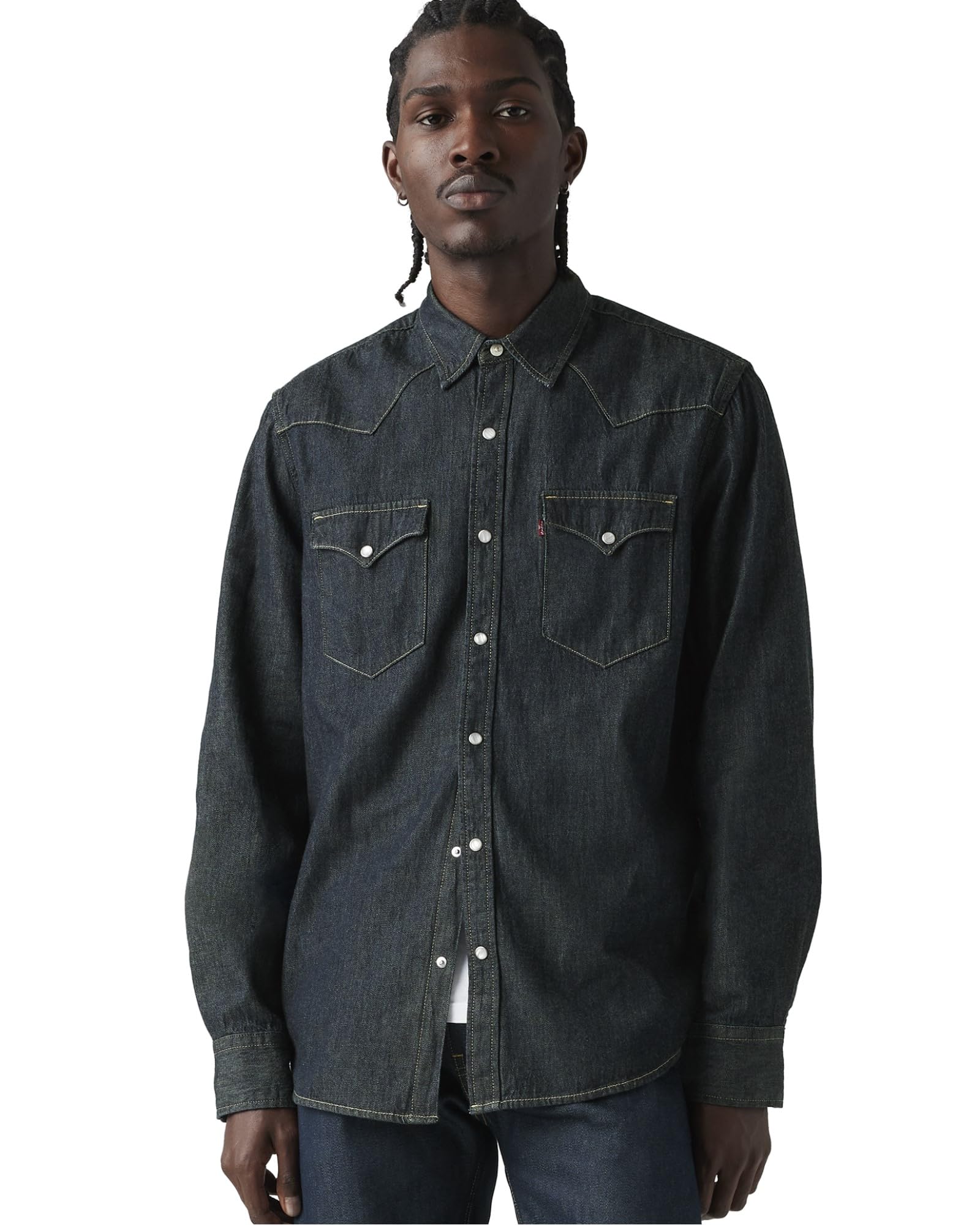 Levi s CLASSIC WESTERN Long Sleeve Denim Shirt 85745-0002 US S