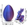 Easter Bunny Ornament 3D Printed Ornament Cute Rabbit Eggs 3d Printing Easter Eggs Desk Accessories Easter Day Party Gift