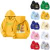 Felpe Carine Per Bambini Adolescenti Felpe Trendy Preppy con Cappuccio Magliette Oversize a Maniche Lunghe Vestiti Per Bambini