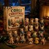 2026 Christmas Special Edition 24 Days Advent Calendar with Mini Corgi Figurines, Holiday Countdown for Kids Dog Lovers, Cute Ornaments Decoration
