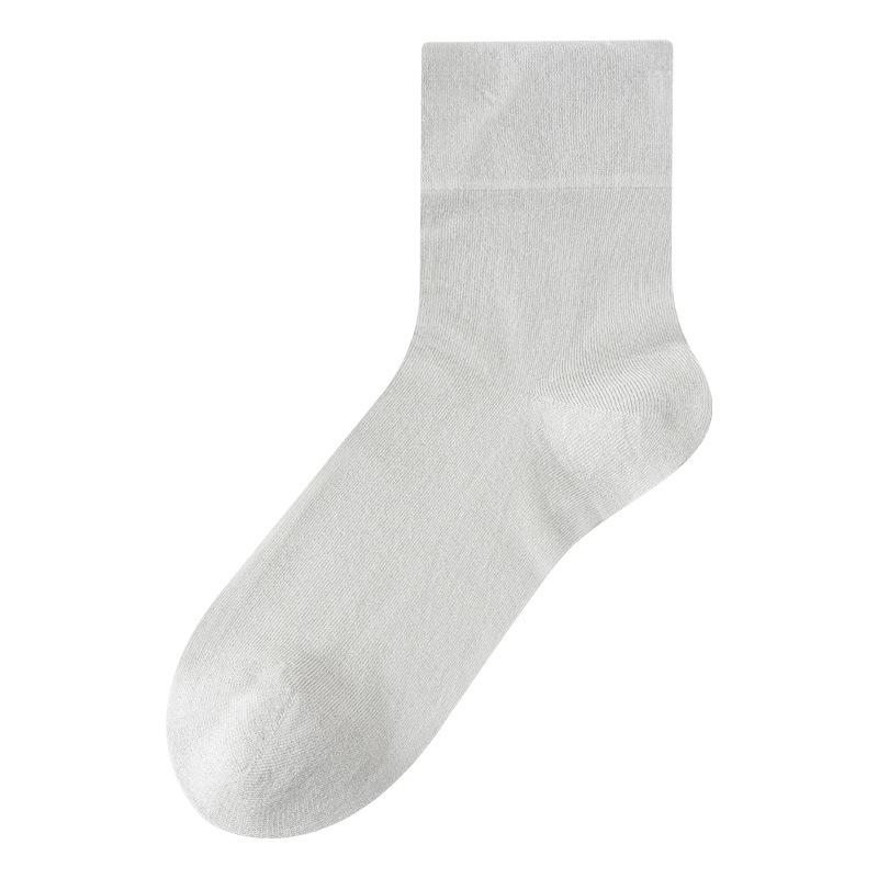 Women's Summer Ultra Thin 7A Antibacterial Deodorant Loose Mouth Breathable Boneless Tube Socks