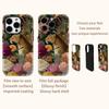 Jungle Leopard Floral Phone Case for IPhone 17AIR 16E 16 15 14 13 12 11 17 Pro Max Plus Double-layer Back Cover