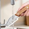 Kitchen Peeler Multifunctional Fruit Sugarcane Peeler Wooden Handle for Household Vegetables Fruit Pumpkins Scraping Tools