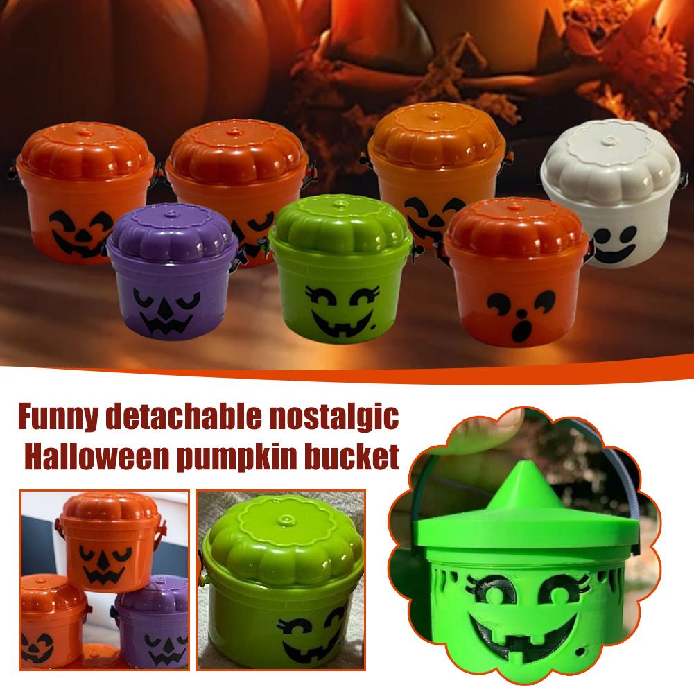 NOVÉ Halloweenské Dýně Malý Kyblík Roztomilý Dýňový Kyblík na Sladkosti Pro Party Dárky Halloweenskou Party Sváteční Dekorace Doplňky
