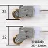 2PCSstainless Steel Window Roller Aluminum Alloy Push-pull Translation Glass Plastic Steel Door and Window Bearing Copper Pulley