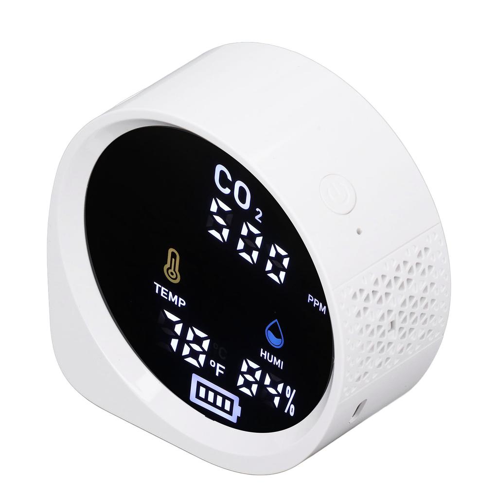 Air Quality Monitor WiFi Digital Display Temperature Humidity High Accuracy Indoor CO2 Detector for