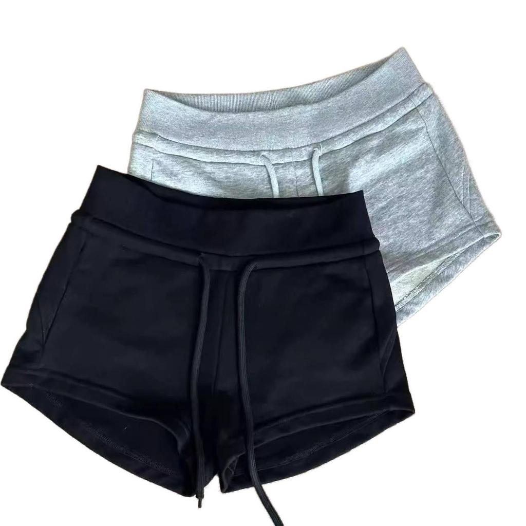 2026 Summer Women's Spicy Casual Low-Waist Drawstring Hipster Shorts