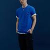 MLB Los Angeles Dodgers Logo Print Crew Neck Short Sleeve T-Shirt Unisex T-Shirt Blue 31TS01131-07U