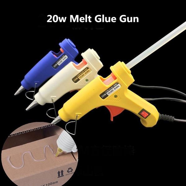 DIY Hot Melt Glue Gun 7mm 20W 110V-240V & 10Pcs 7mmx100mm Glue Gun Sticks DIY Hot Melt Glue Gun 7mm 20W 110V-240V & 10Pcs 7mmx100mm Glue Gun Sticks