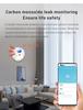 WiFi TUYA Smart Carbon Monoxide & Kitchen Gas Leak Detector Alarm