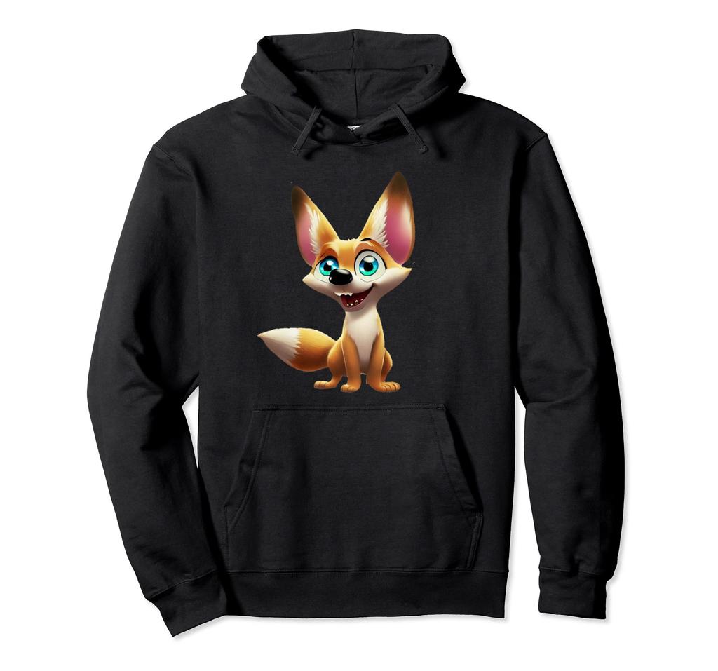 Cute Jackal Cartoon Funny Animal Lover Hoodie
