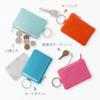 Noir Key Pouch Slip-on Mini, Leather, Yellow, NSL-1803