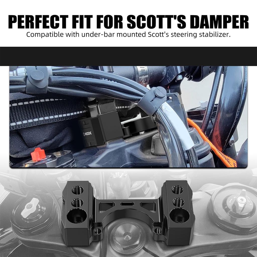 For KTM 790 Adventure 890 Adventure/R/Rally 2019-2024 2023 NICECNC Handlebar Riser Kit For Husqvarna NORDEN 901 2022-2023