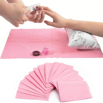 5-teilige Nagelkunst-Tischmatte, wasserdichte Seidenhandtücher für Nageltischabdeckung, Salonbedarf