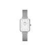 European and American Watches QUADRO Series Small Square Watch, Watch, Quartz Movement, White Dial, Women's Watch, Watch DW00100438