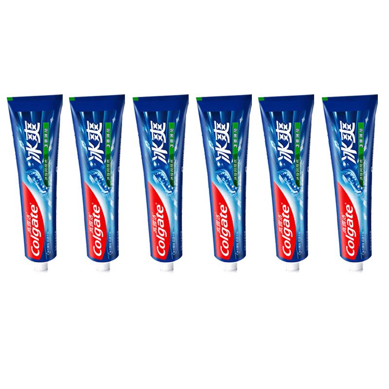 Colgate Fluoride Ice Mint Toothpaste 6-Pack