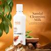 VLCC Sandal Cleansing Milk Deep Cleansing Hydrating Soothing Non Foaming Creamy Cleanser For Soft Skin Daily Use 100 ml