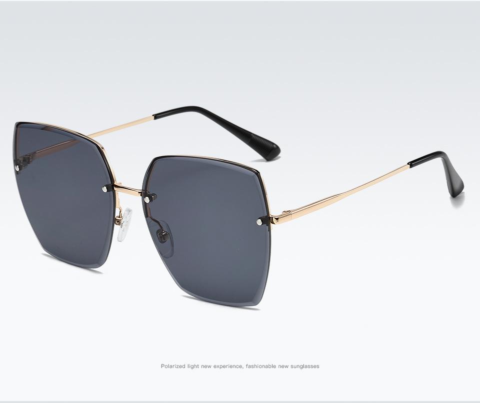 Women's Frameless Fashion Gradient Sunglasses - Sunshade & UV Protection