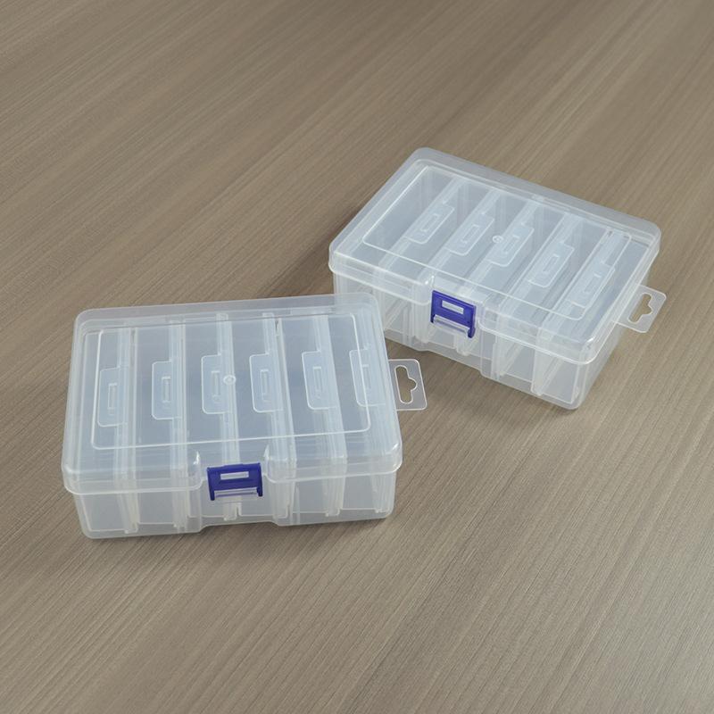 1 Set Crafts Beads Jewelry Accessories 4/6/8/12 Grids Adjustable Transparent Rectangular Storage Boxes With Dividers