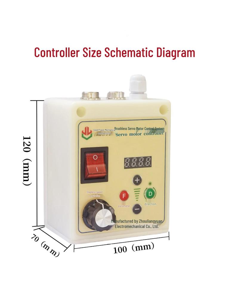 Brushless Servo Motor Control Set for Woodworking Machinery: Lathe, Drill, Tap, Reducer, Belt Sander