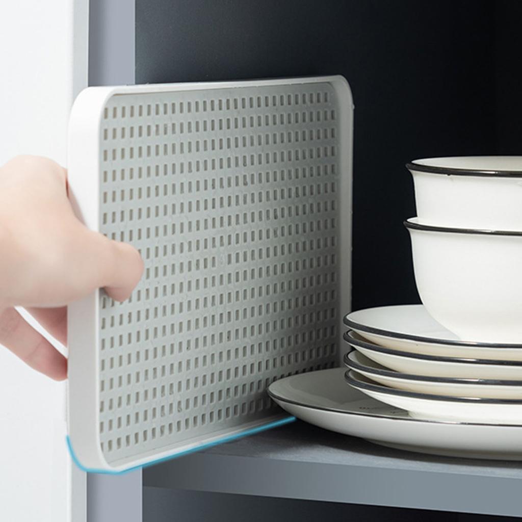 Double Layer Draining Tray Efficient Water Drainage Easy to Clean Space Saving for Cups Utensils