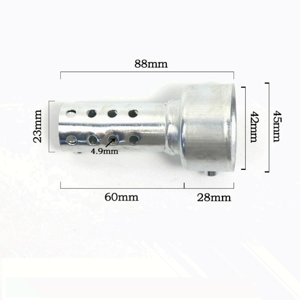 Motorcycle Parts Motorcycle Exhaust Tuning Muffler Compatible with Honda Side Exit Back Pressure Core Muffler Insert