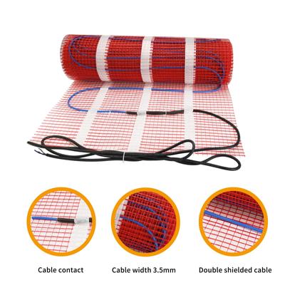 Estera de calefacción por suelo radiante Sistema de calefacción por suelo radiante autoadhesivo eléctrico 200w/2 Warmmat