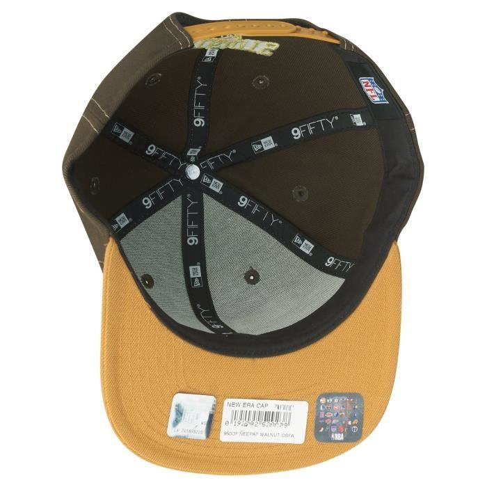 Casquette Snapback - New Era - New England Patriots - Blanc - 100% Polyester - Taille Unique